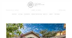 Desktop Screenshot of hastingsconstruction.com